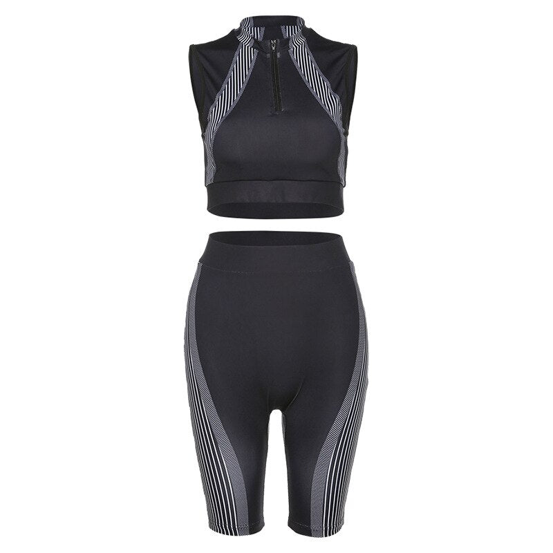 Seamless Patchwork Yoga Set Women Gym Clothes Bra Crop Top And Leggings Shorts Sexy Fitness Sportswear Running Workout Tracksuit-1