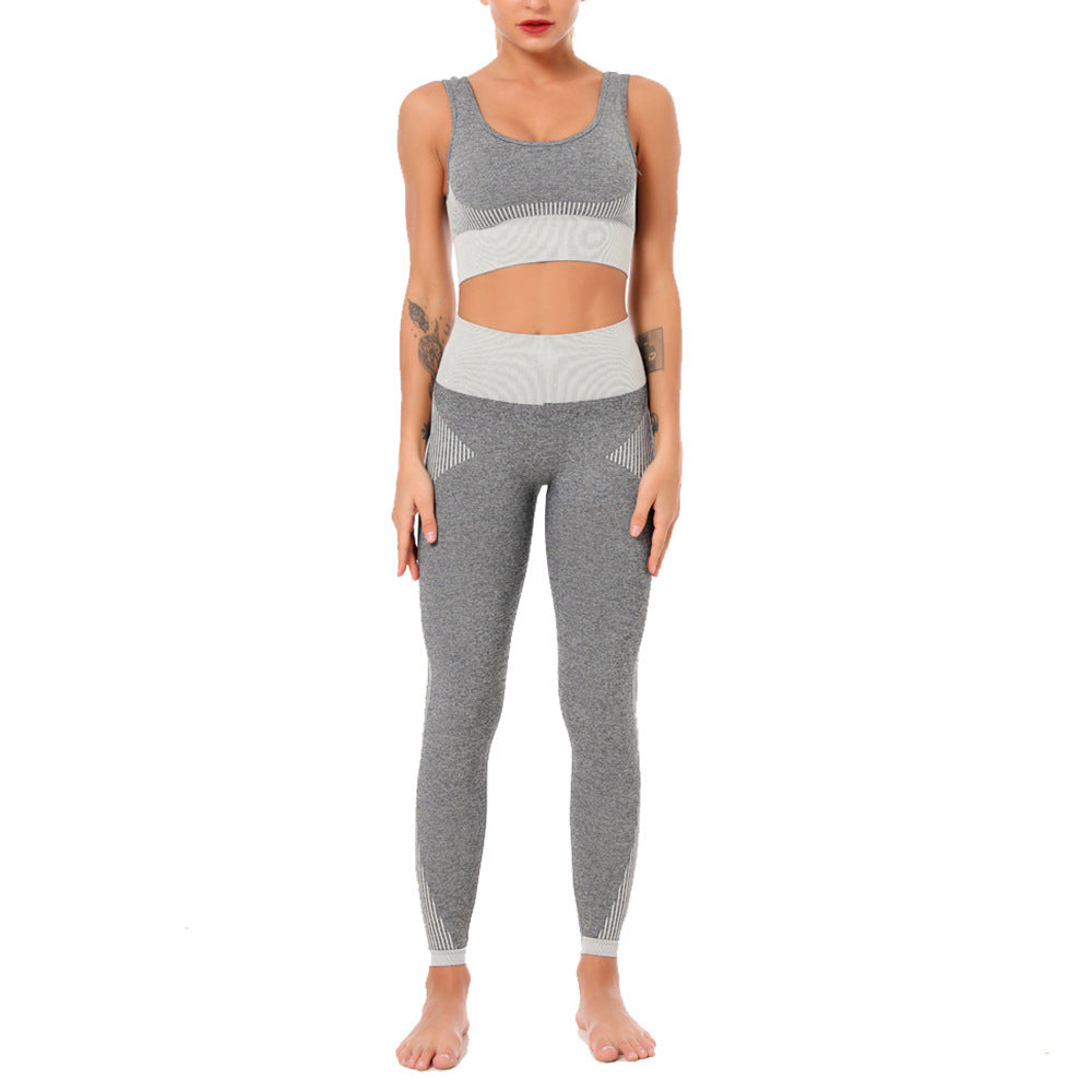 Yoga Set Sports Bra and Leggings Jogging Women Gym Set Clothes Seamless Workout Sports Tights Women Fitness Sports Suit-8